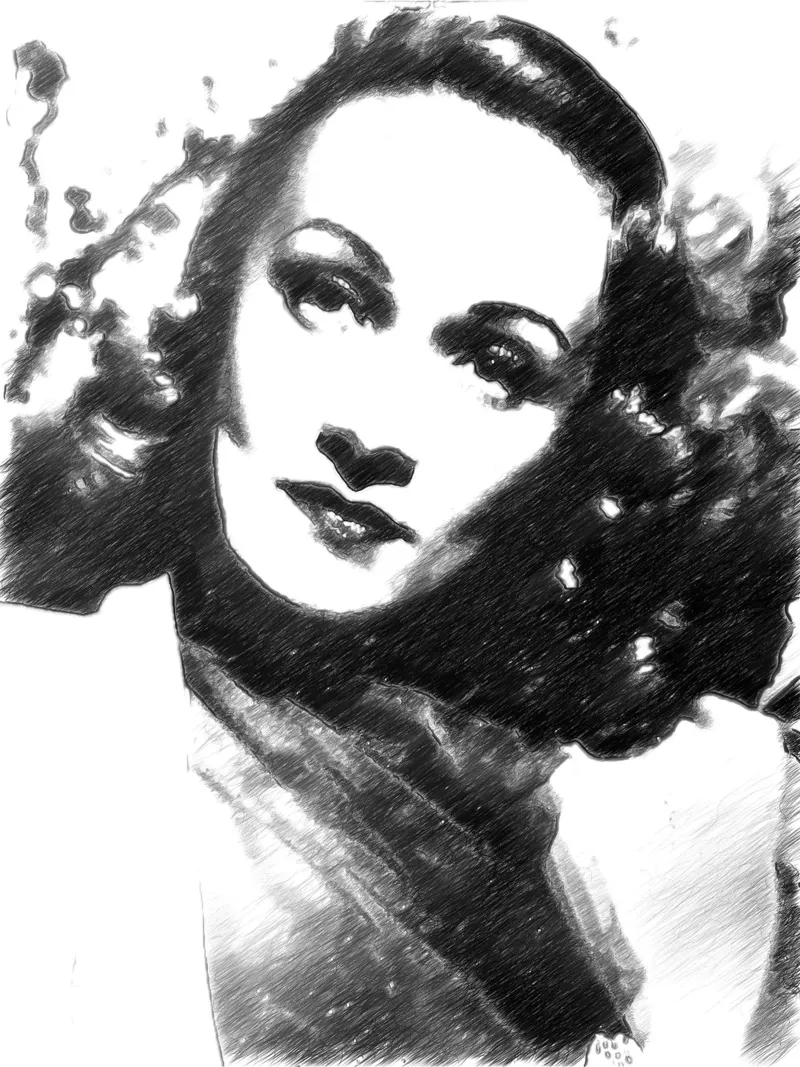 Marlene pellicola backlit da Massimo Frascogna