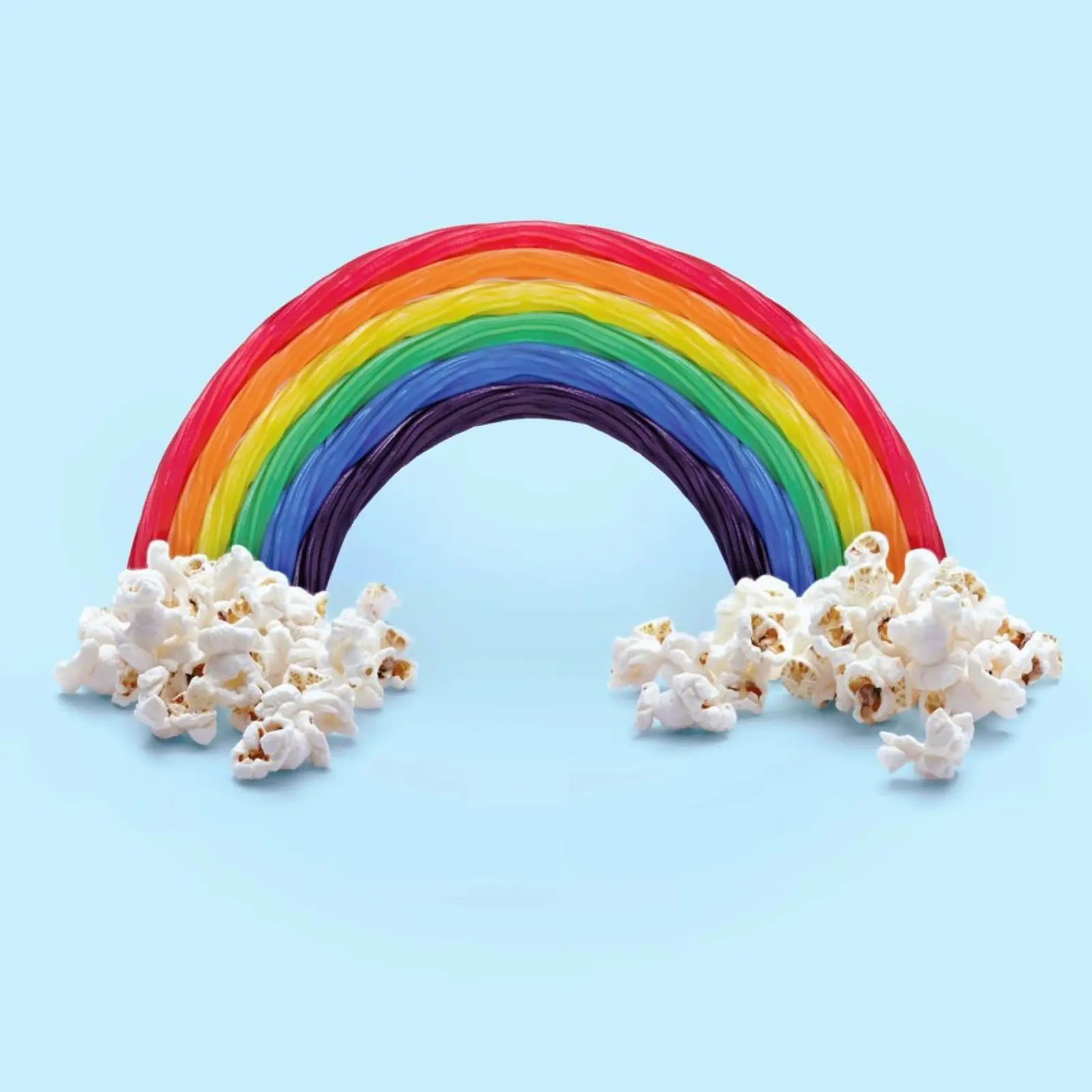 Candy Rainbow poster con telaio in legno da Paul Fuentes Design