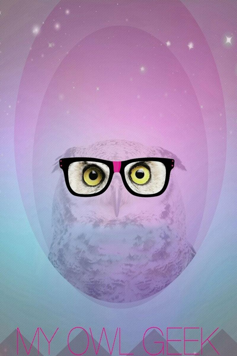 My Owl Geek pellicola backlit da AS Art
