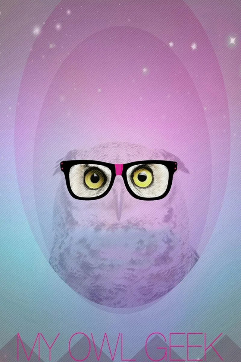 My Owl Geek plexiglass da AS Art
