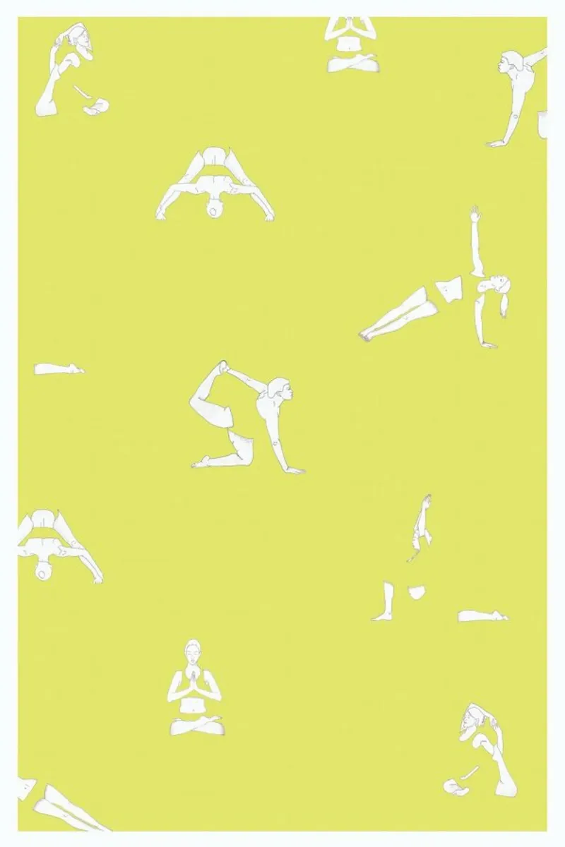 Yoga Practice 14 Hahnemühle von Sandra De Leon