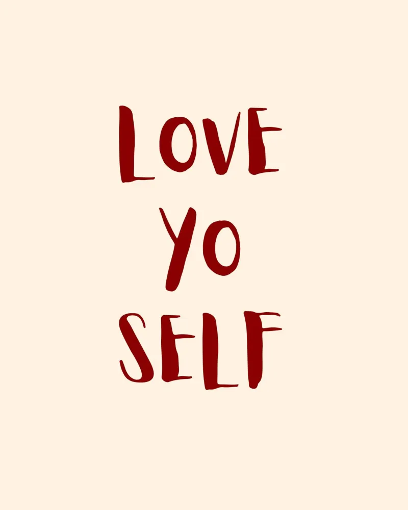 Love yo self Leinwand von designsbysophia