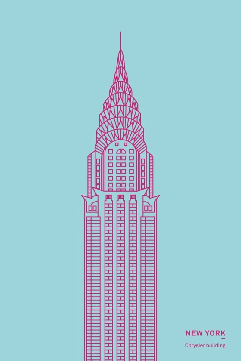 New York acrylic glass by Sara Signorini