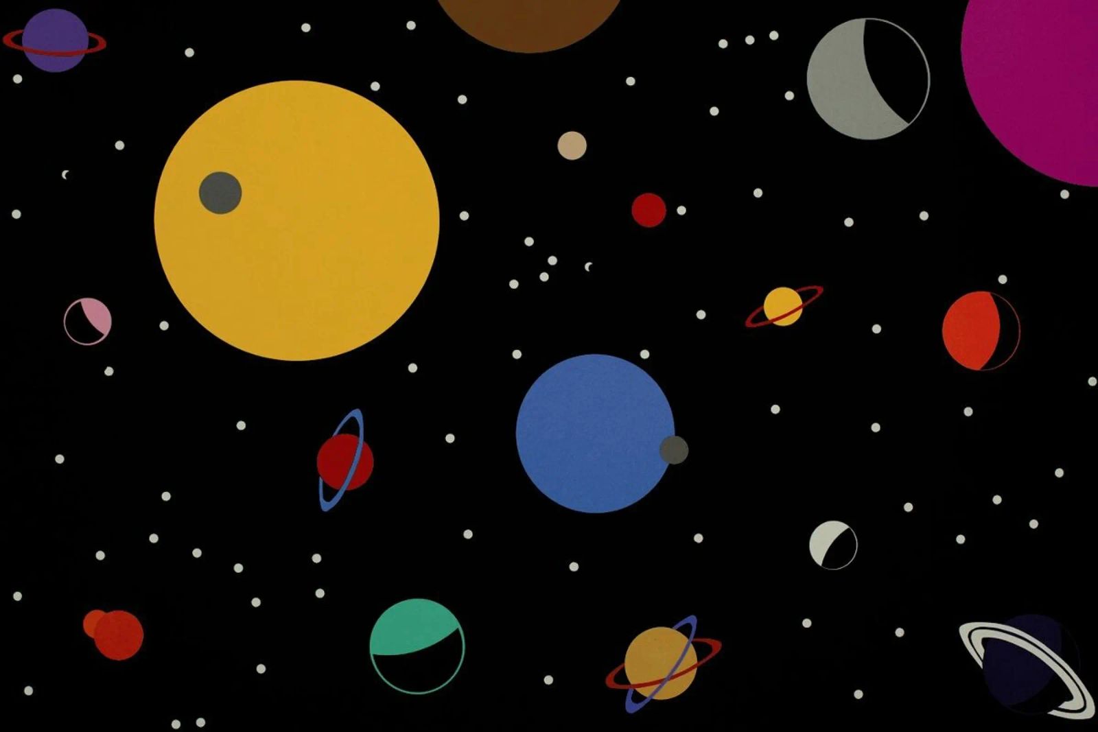 Outer Space Poster von Rosi Feist