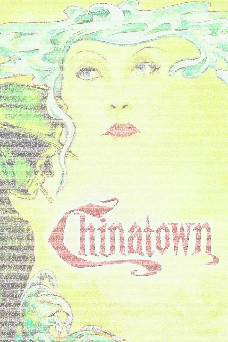 Chinatown poster con telaio in alluminio da Robotic Ewe