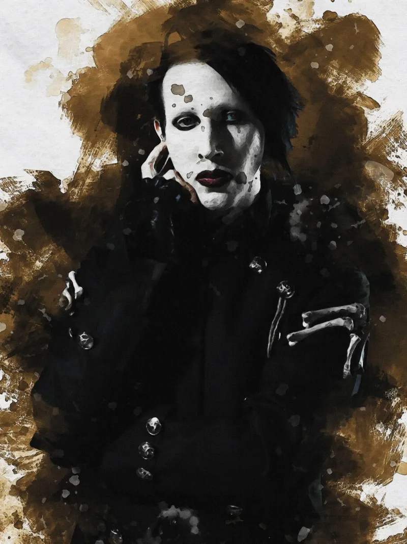 Sbaffo di Marilyn Manson pellicola backlit da Gunawan Rb