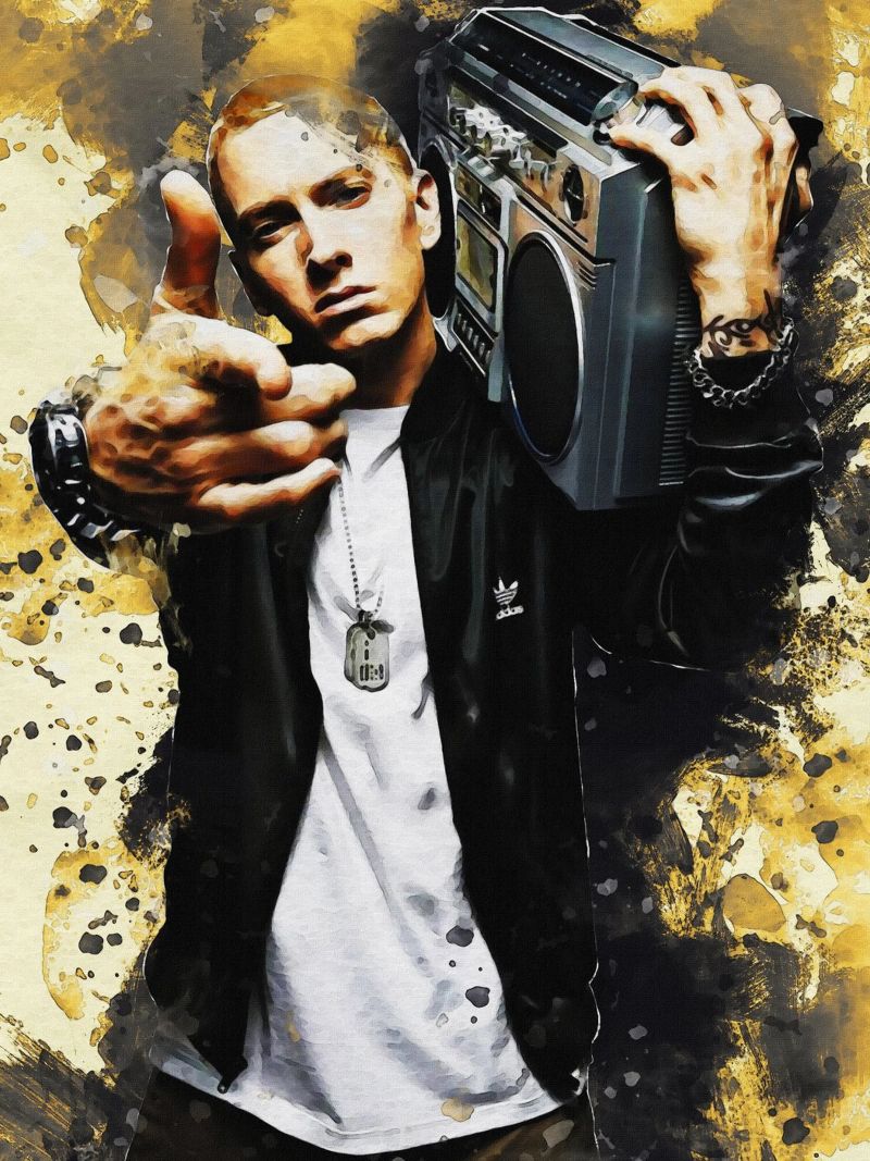Smudge von Eminem Poster von Gunawan Rb