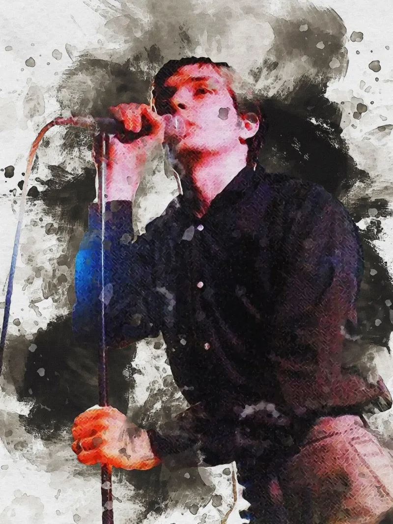 Sbaffo di ian curtis Live alluminio dibond da Gunawan Rb