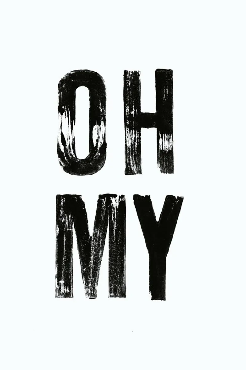 OH MY poster con telaio in legno da petiteCAPS