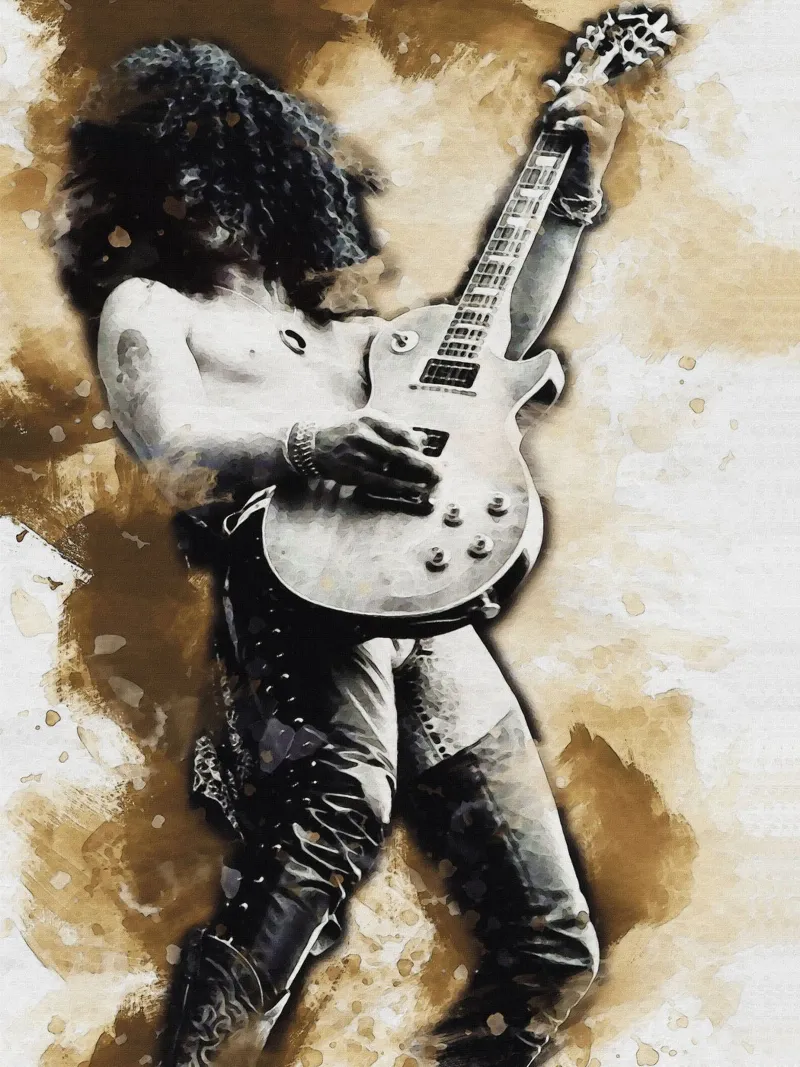 Smudge Of Slash canvas by Gunawan Rb