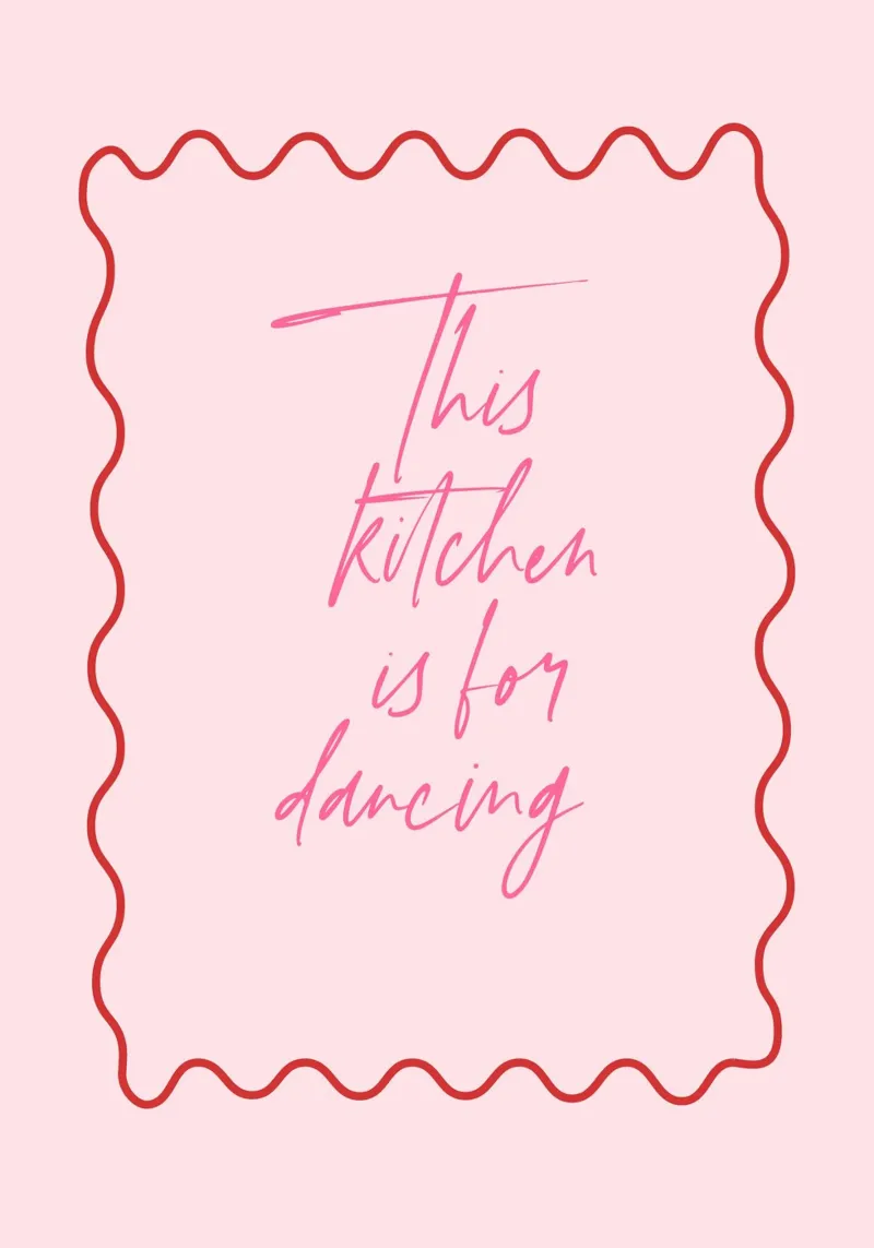 This Kitchen poster con marco de plástico de Poster Print Studio