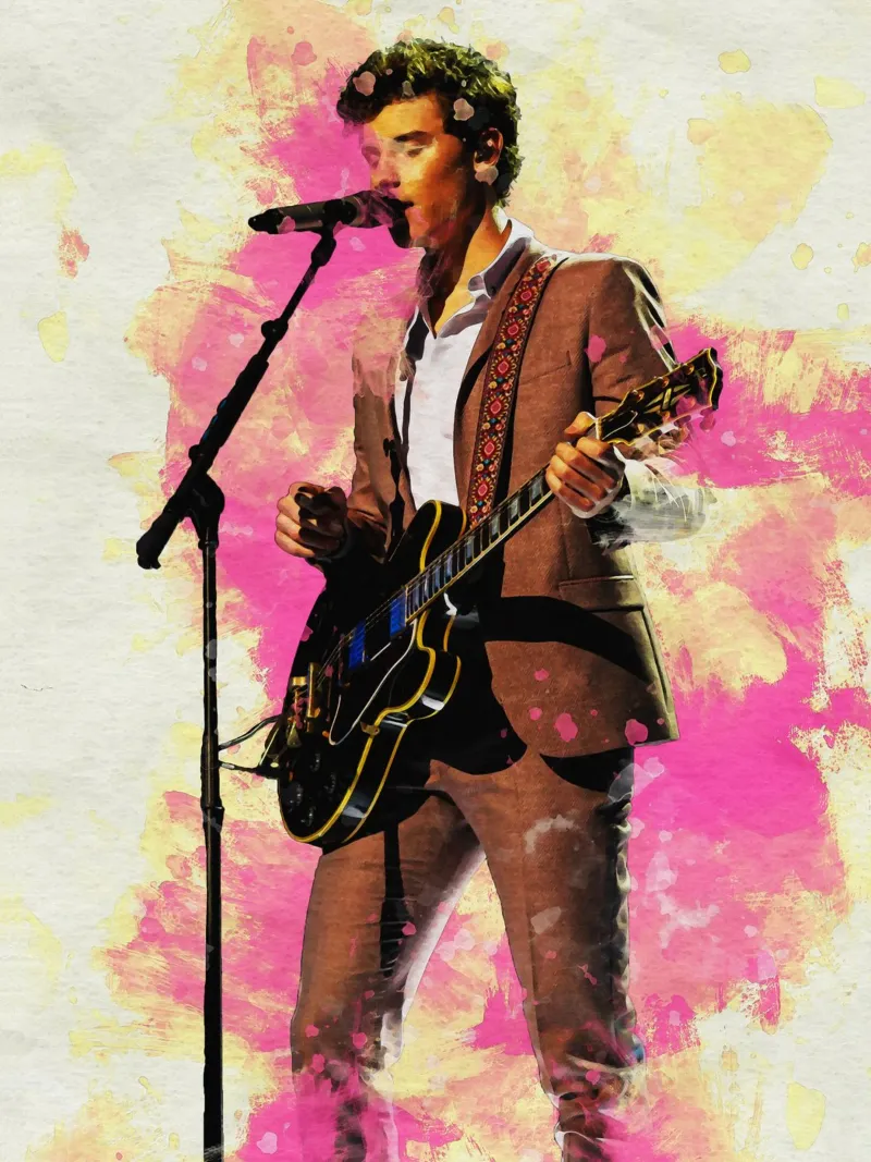 Sbaffo Shawn Mendes pellicola backlit da Gunawan Rb