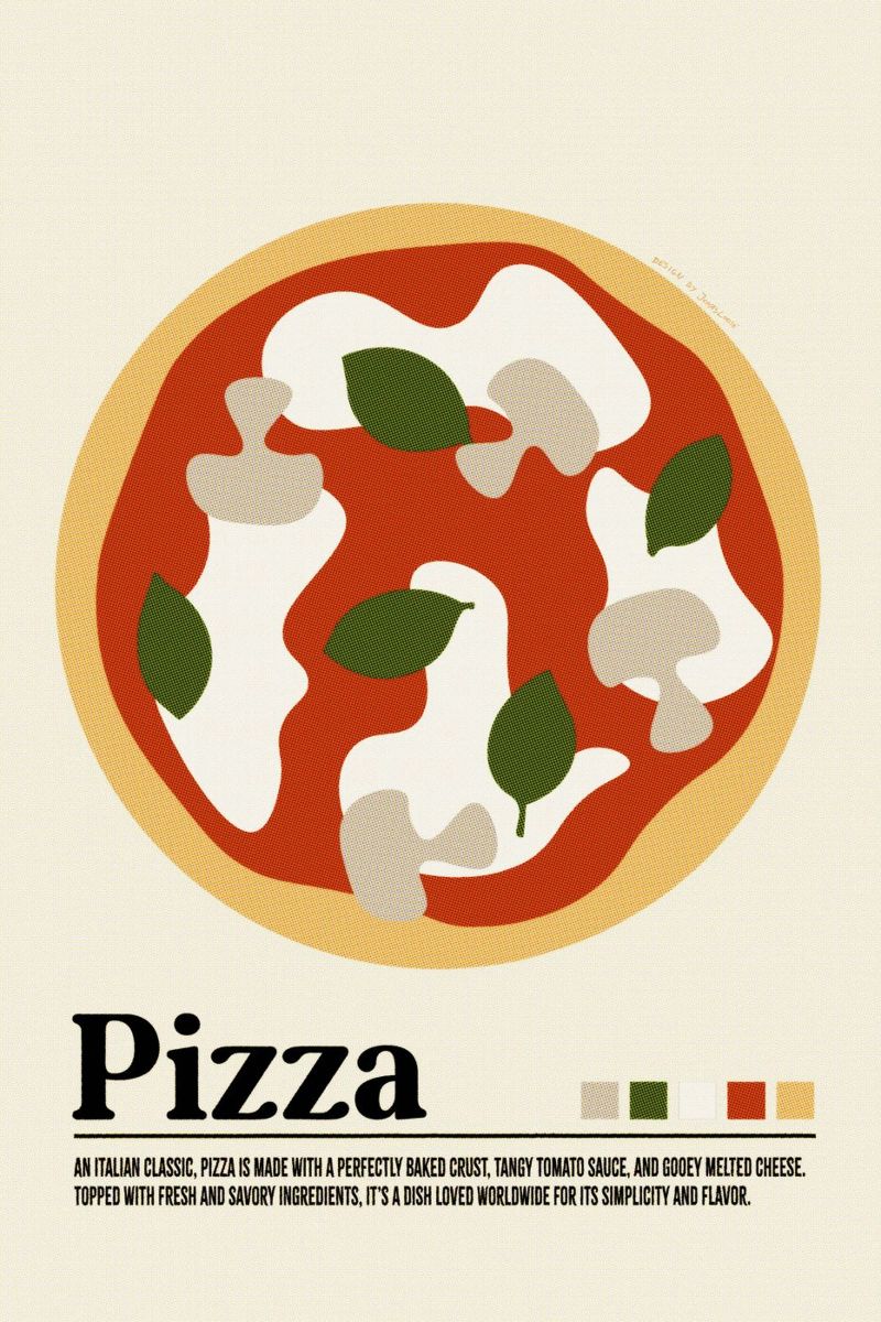 Pizza poster de Jonas Loose