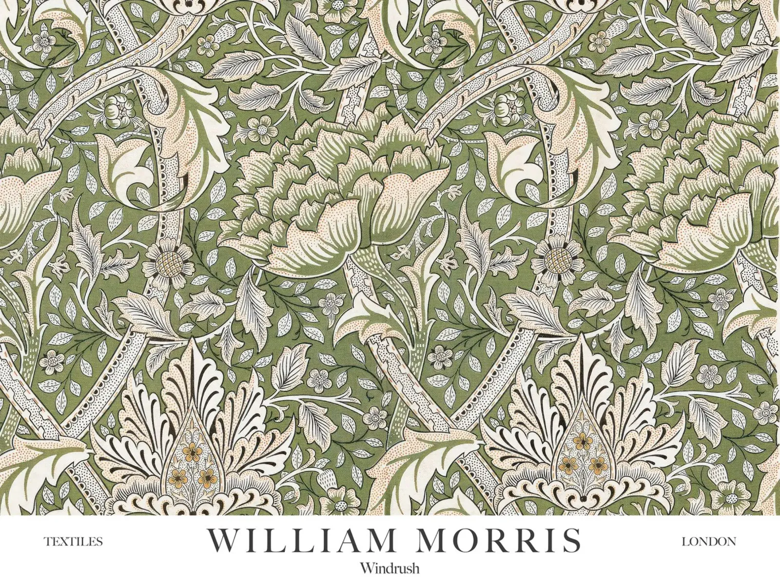 William Morris, Windrush poster da Peaches Art Prints