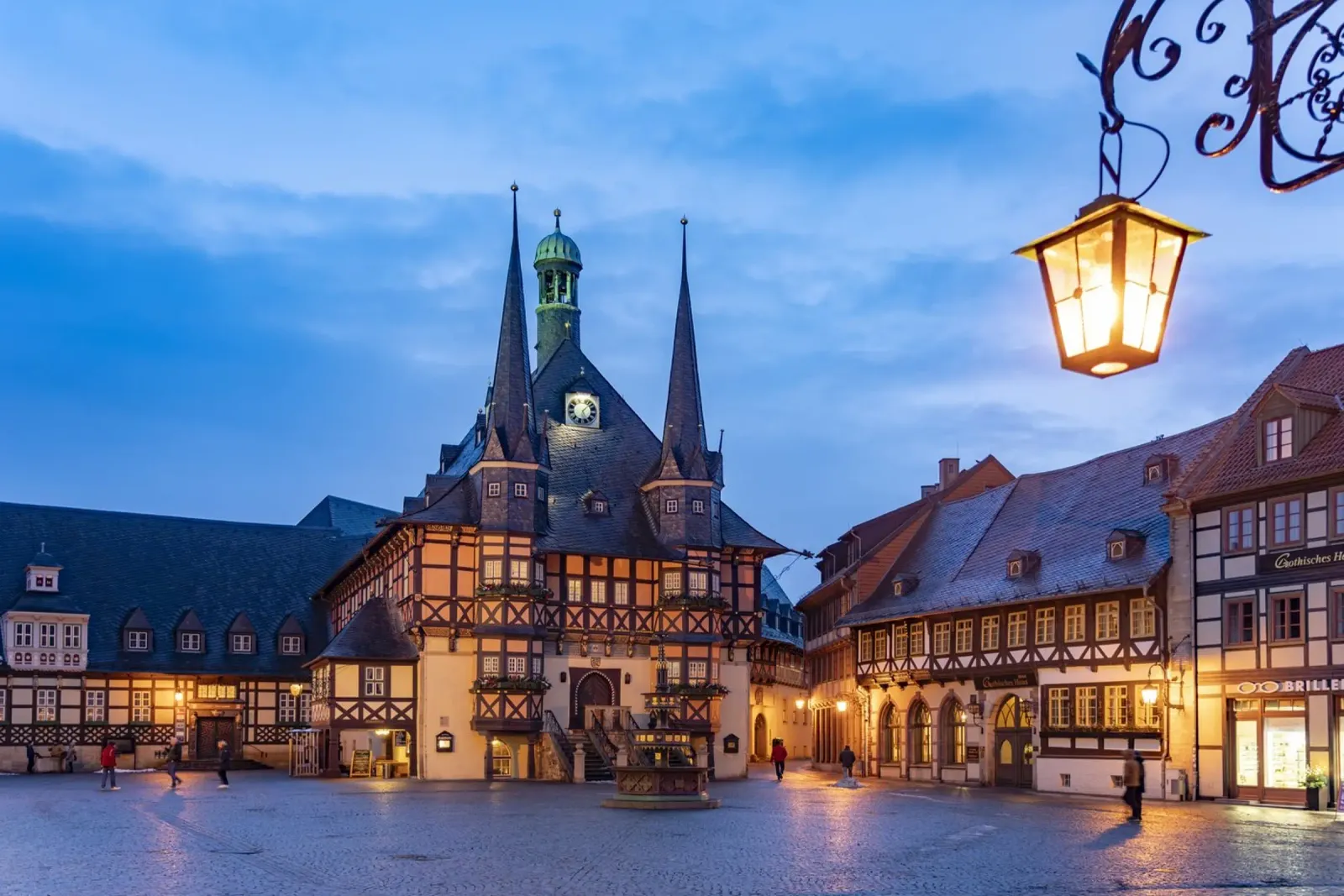 Rathaus Wernigerode pellicola backlit da Reisefotografie - Bilder aus aller Welt