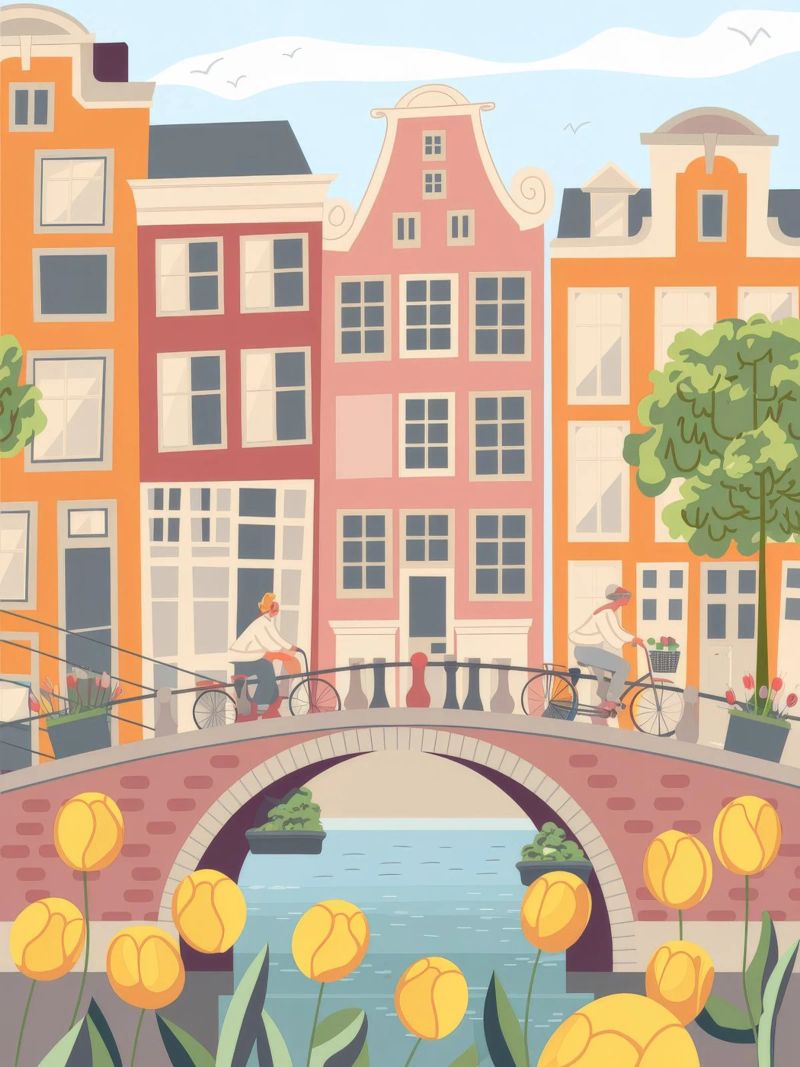 Kanaal Reflecties poster van Artie Shifa