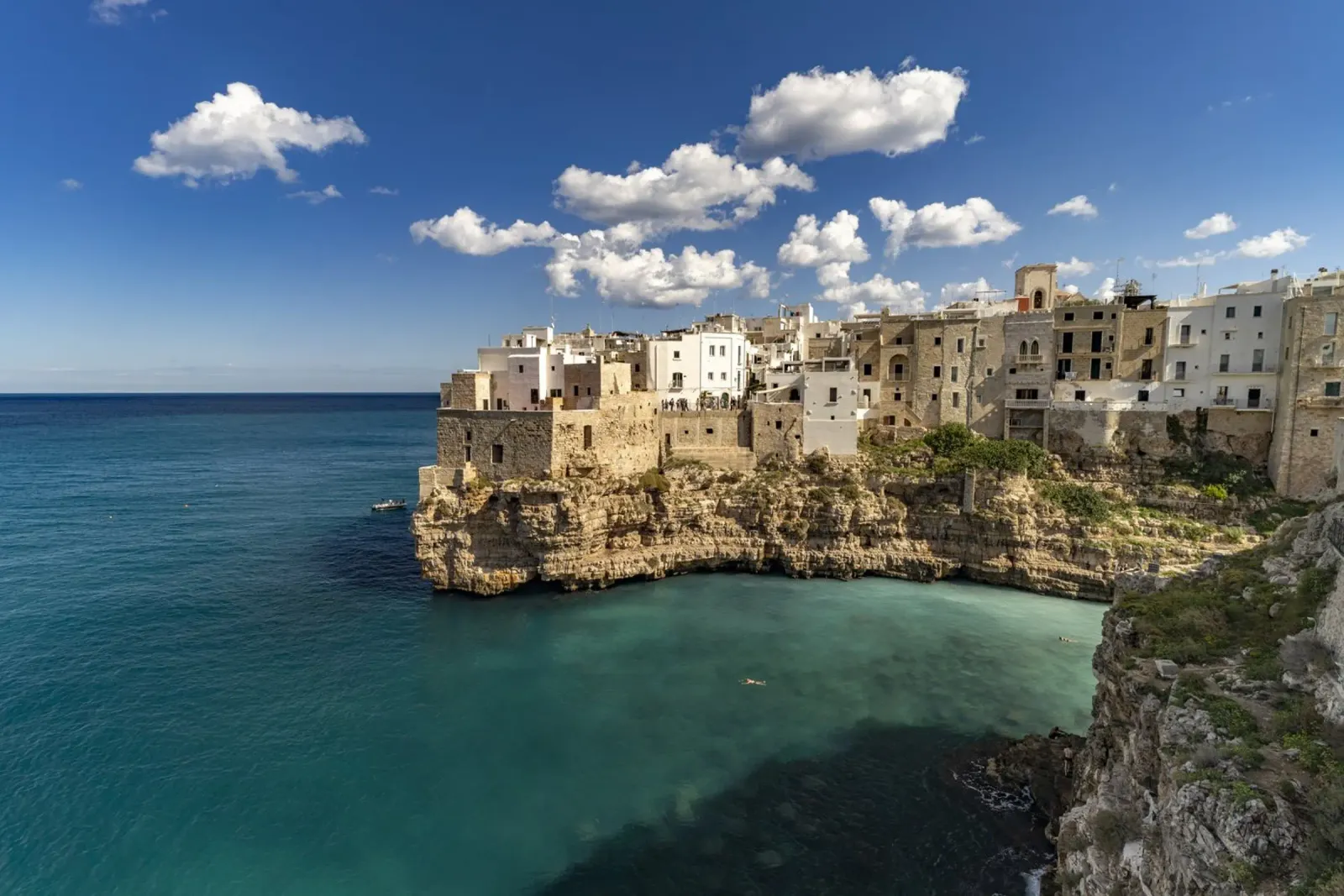 Polignano in Apulien pellicola backlit da Reisefotografie - Bilder aus aller Welt
