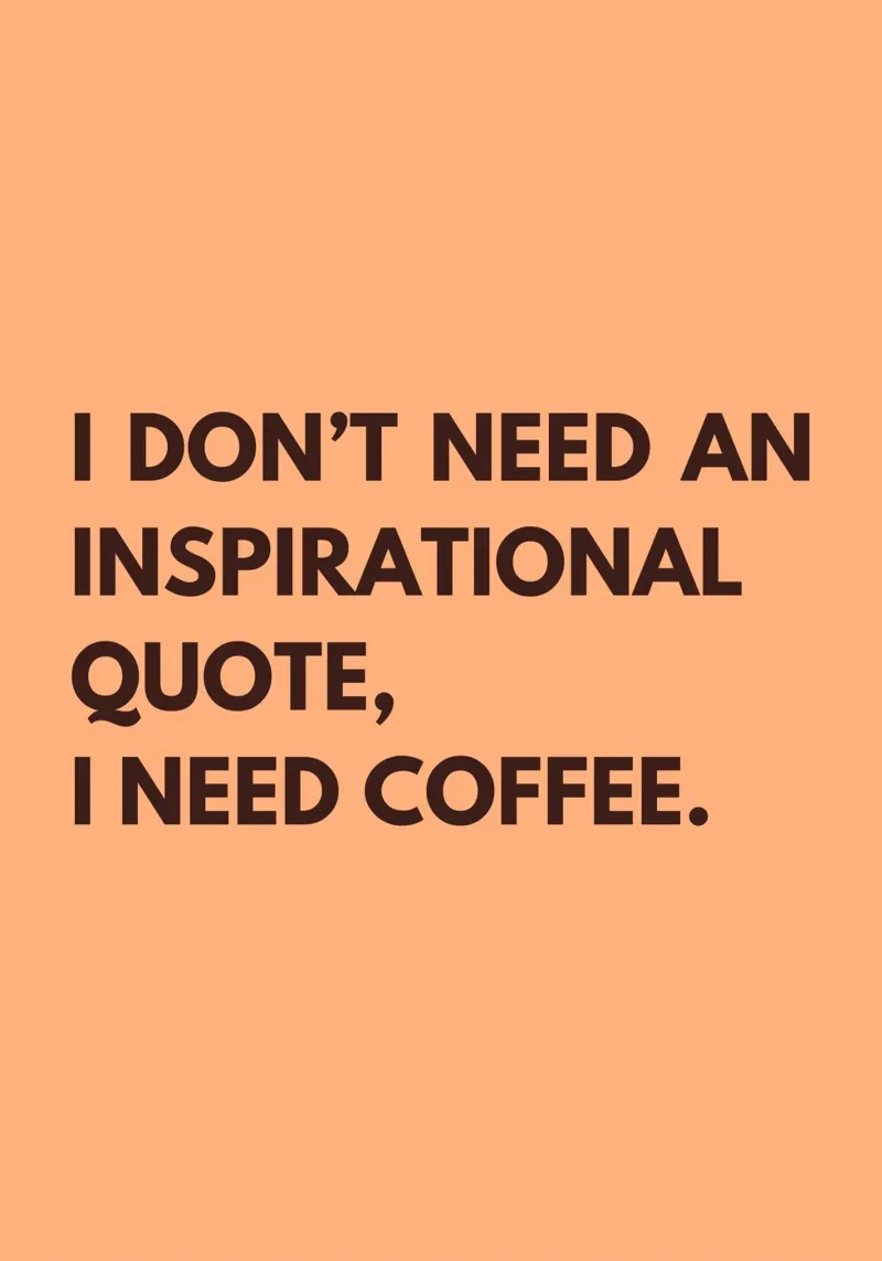 Coffee First | Funny Typography Print carta hahnemühle da PrintCessStudio