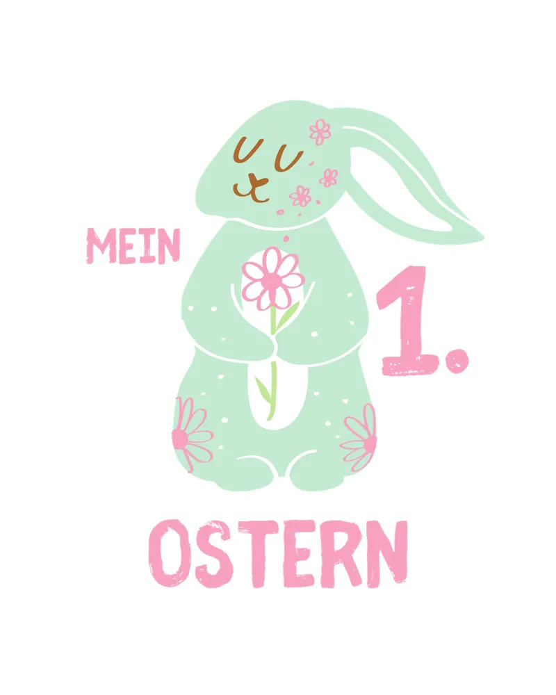 Mijn 1e Pasen canvas met Baklijst van ArtDesign by KBK