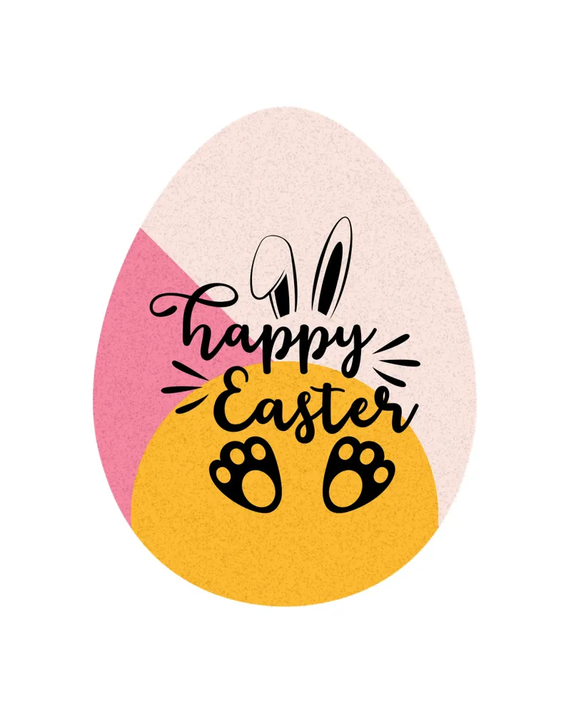 Buona Pasqua poster con telaio in legno da ArtDesign by KBK
