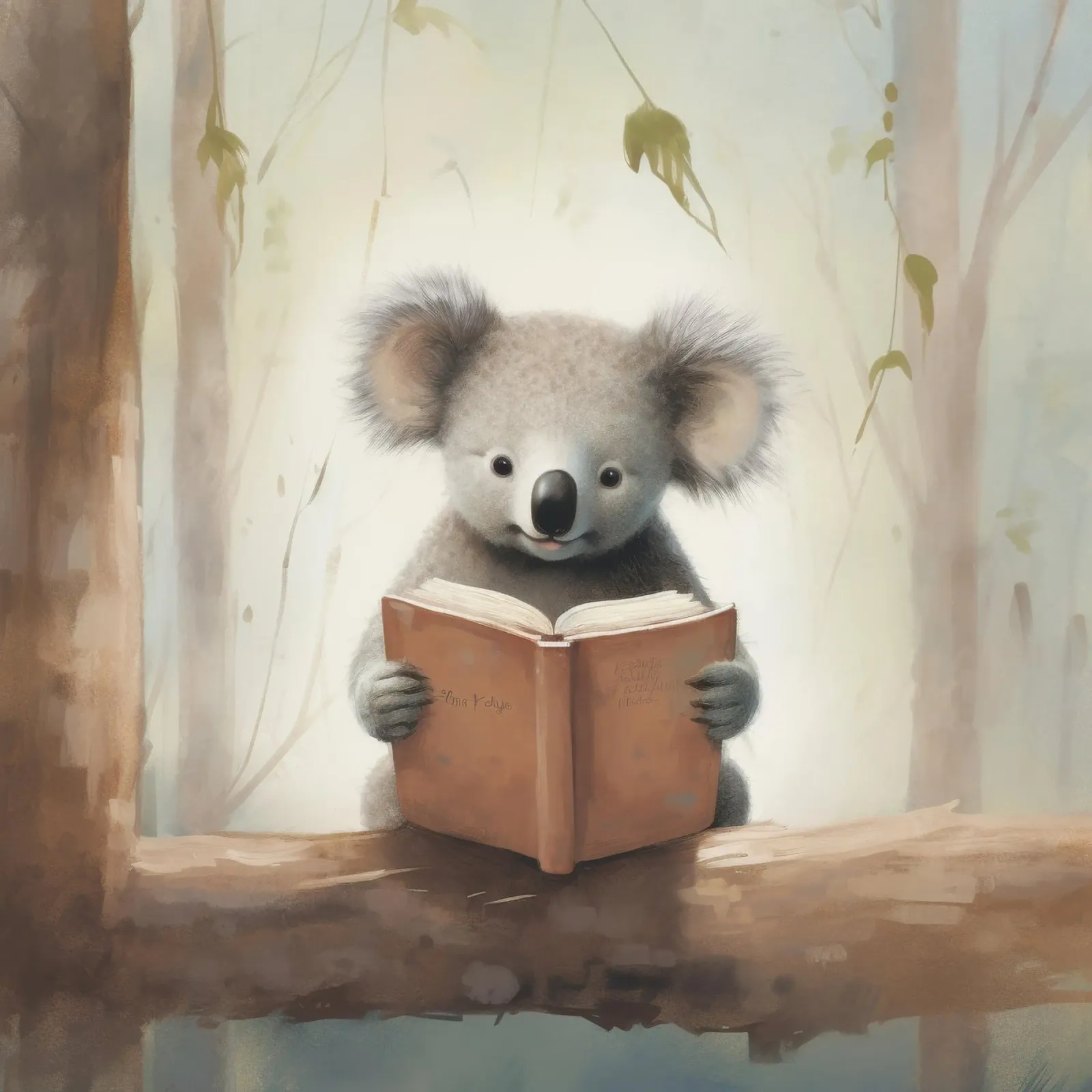 Koala minimo 2 poster con telaio in legno da Minimal Animal Art