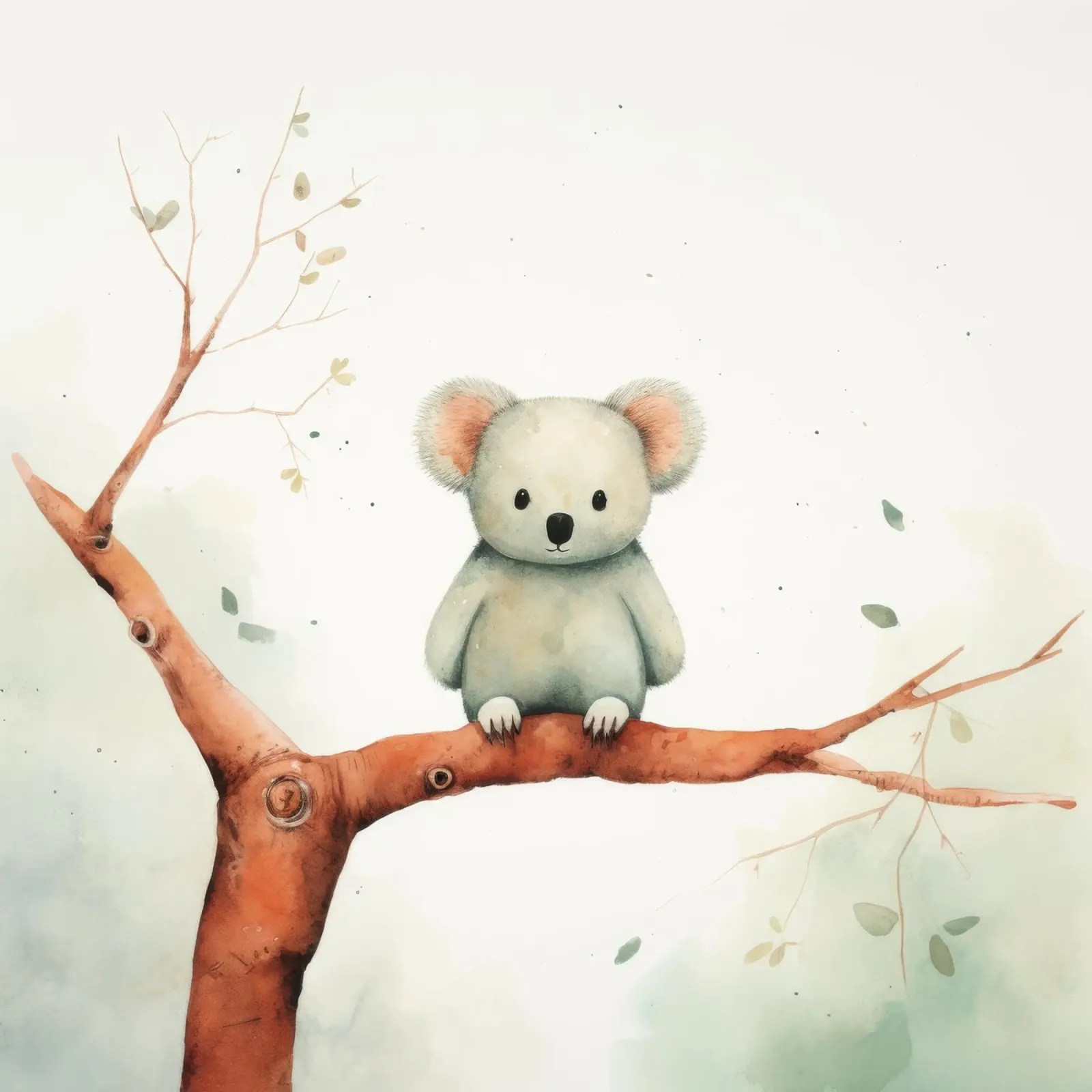 Koala minimo 3 poster con telaio in alluminio da Minimal Animal Art