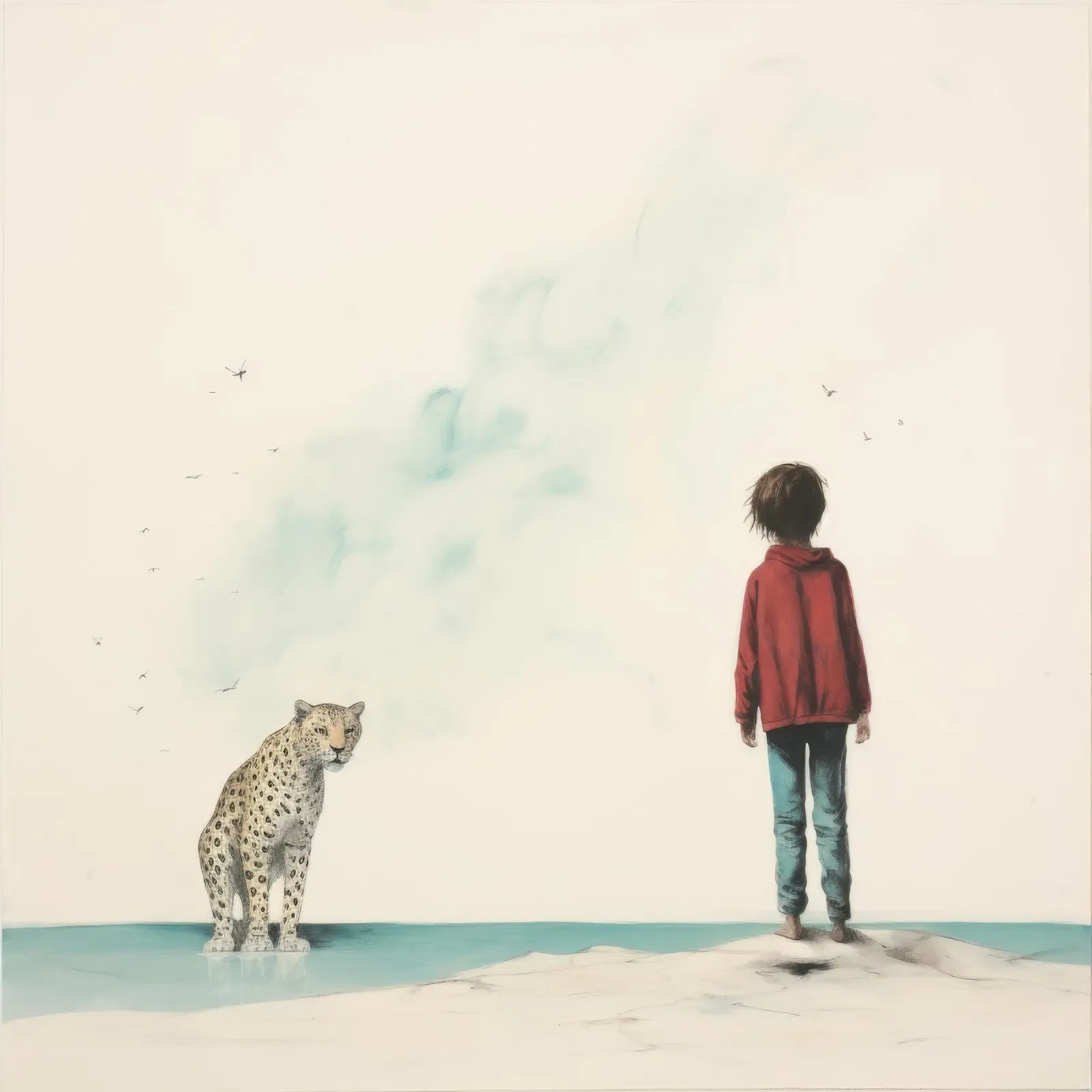 Minimal Leopard 3 plexiglass da Minimal Animal Art