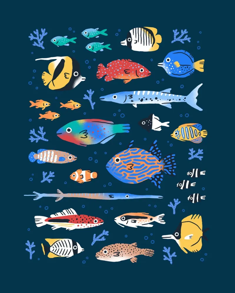 Fish! poster de sashakolesnik