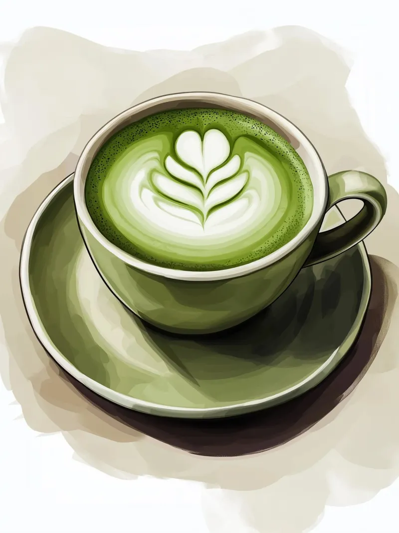 Latte Matcha carta hahnemühle da Spice & Style
