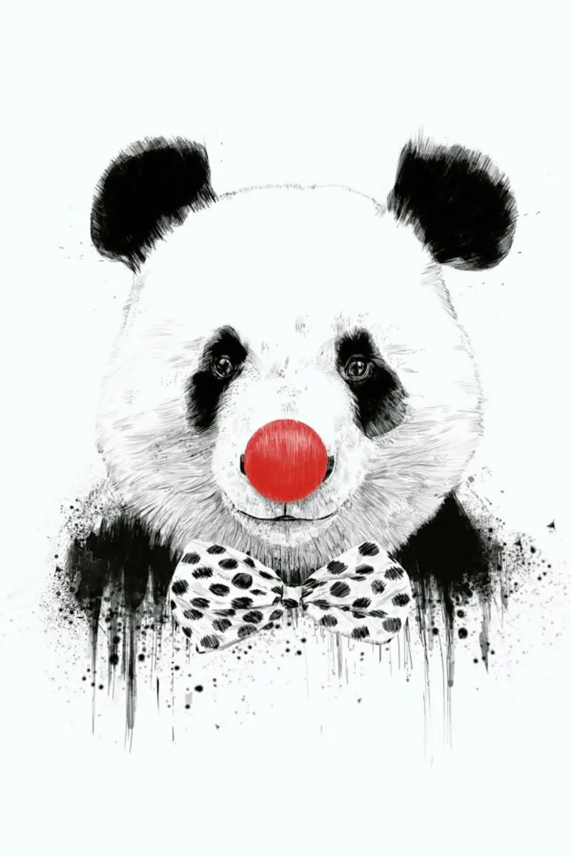 Clown Panda pellicola backlit da Balazs Solti