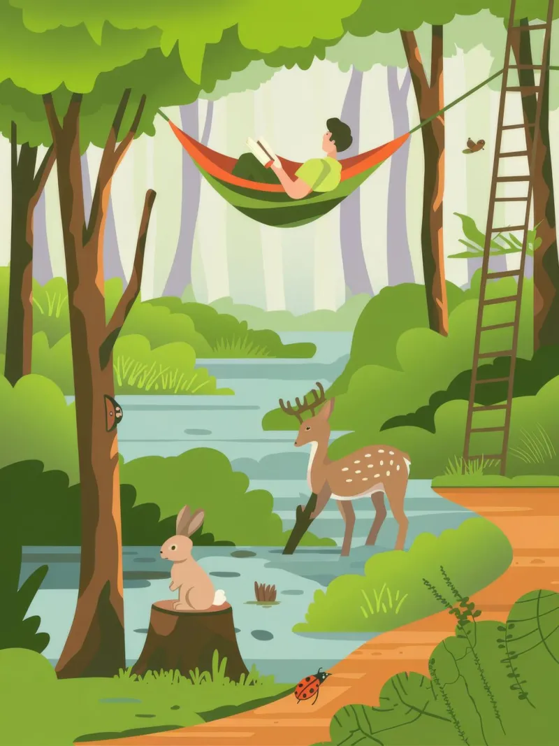 Armonia della foresta poster da Artie Shifa