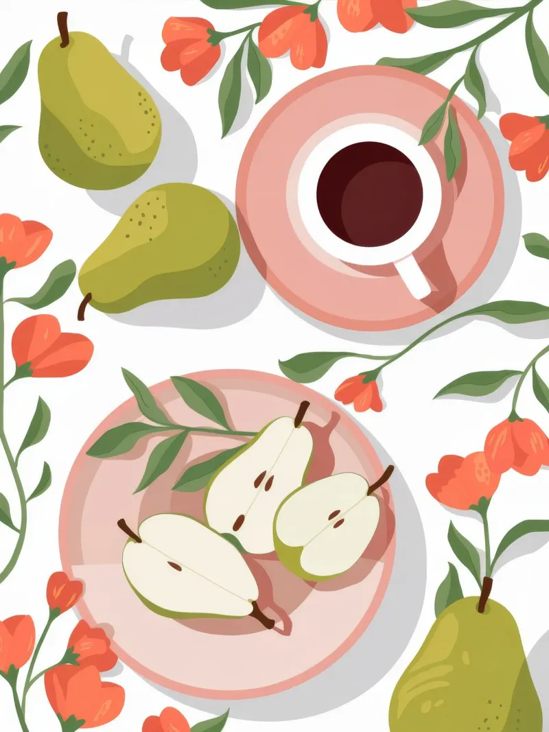 Fruitful Delight canvas with Floater frame by Artie Shifa