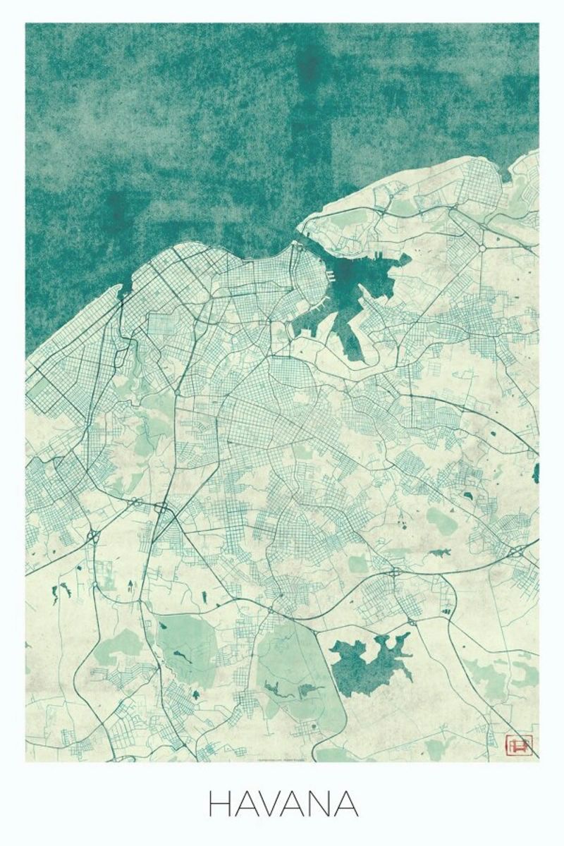 Havana Vintage poster de Hubert Roguski