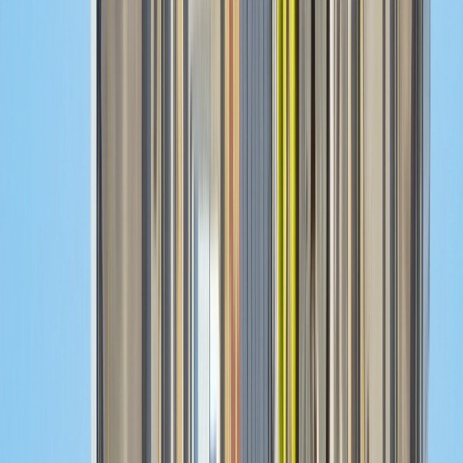 the stripes of the day · blue pellicola backlit da Marko Köppe