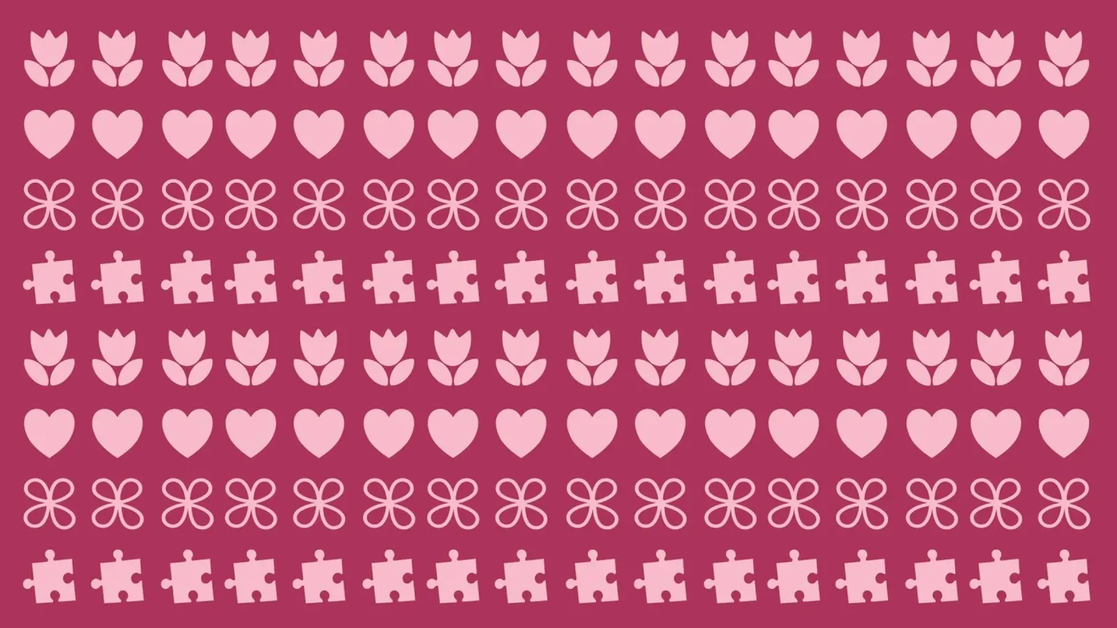 Design di San Valentino. Colori viola e rosa, simboli d'amore poster da CreatedbySon
