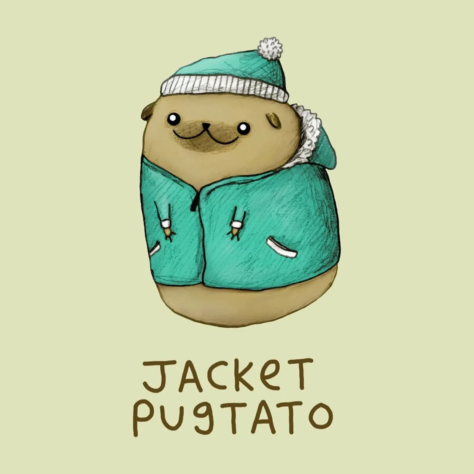 Jacket Pugtato poster da Sophie Corrigan