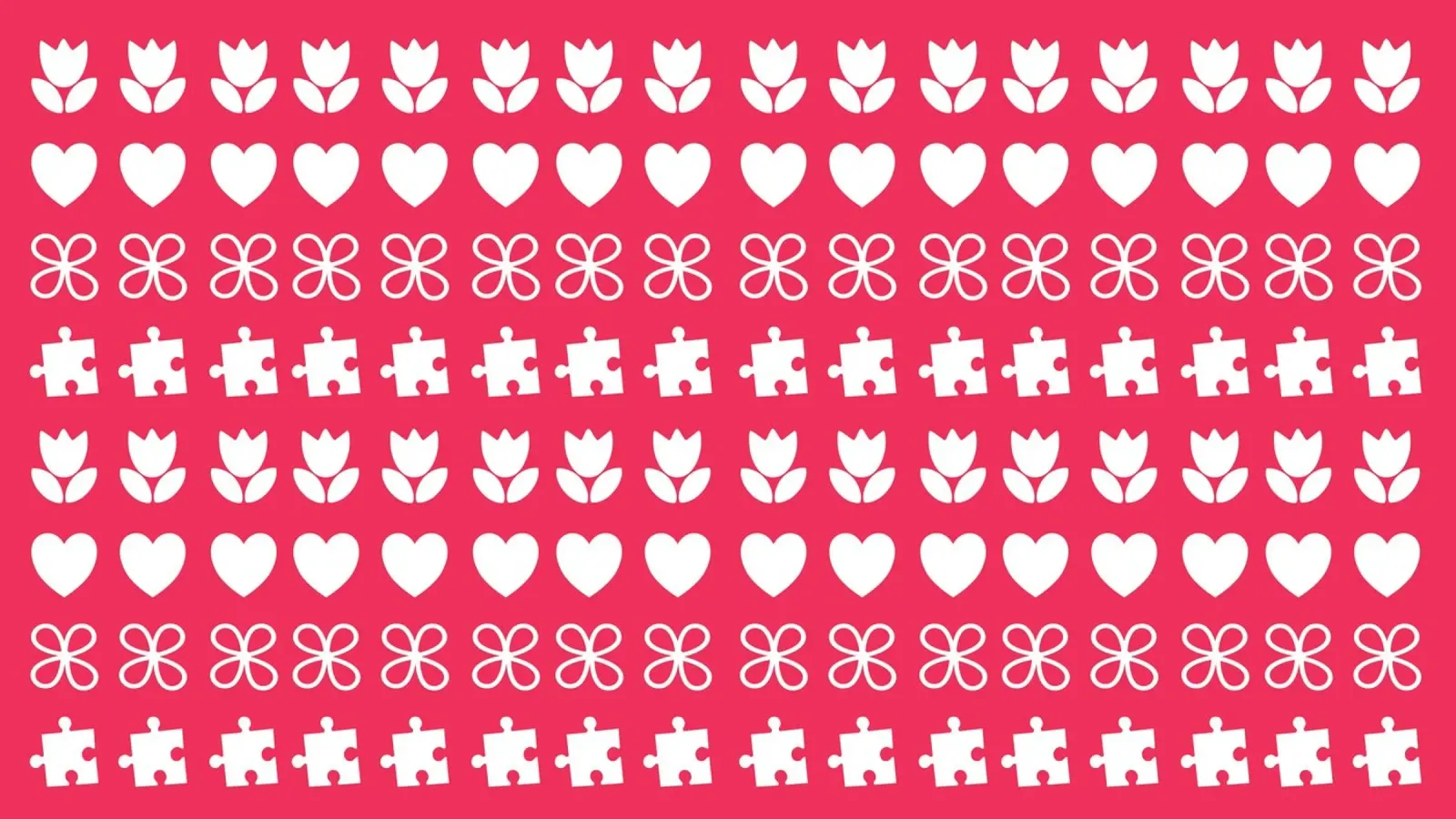 Disegno di San Valentino. Colori rosa e bianco, simboli d'amore poster con telaio in legno da CreatedbySon