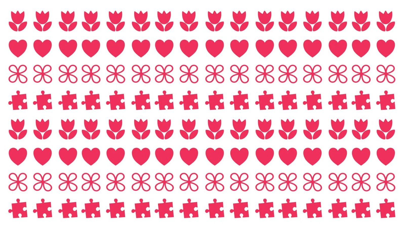 Valentine's Day design. Repeated pattern with love symbols canvas by CreatedbySon