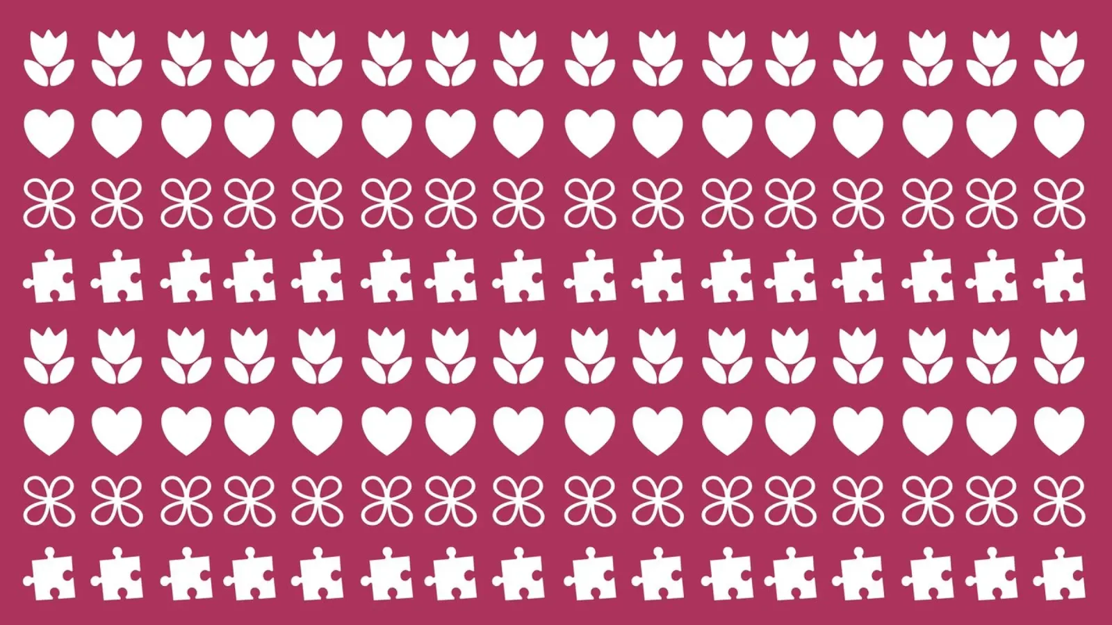 Disegno di San Valentino. Colori viola e bianco, simboli d'amore poster con telaio in legno da CreatedbySon