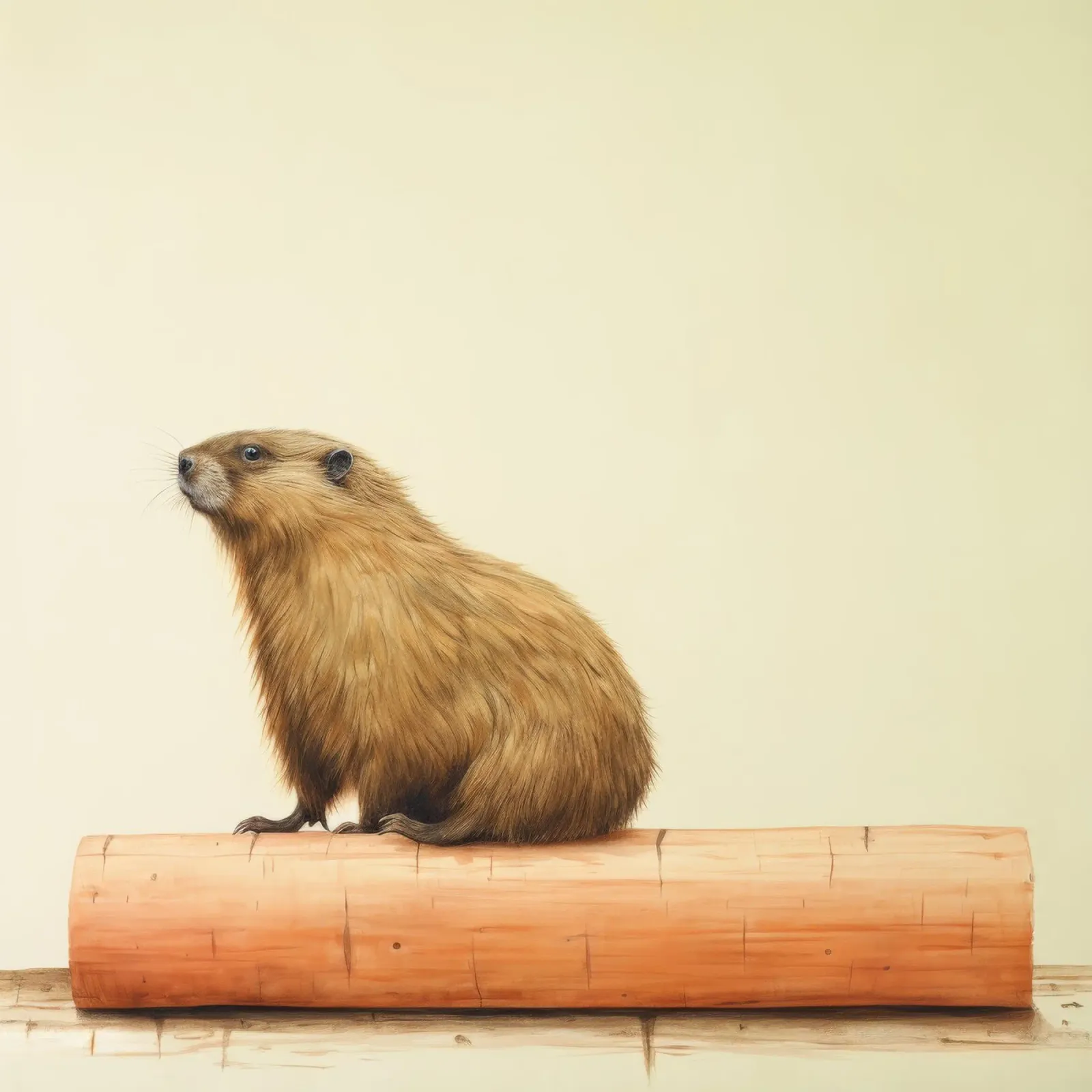 Marmotta minima 1 pellicola backlit da Minimal Animal Art