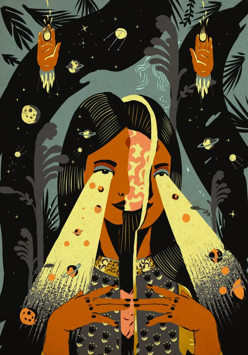 Soma Deva : Das Himmelsfluss-Sutra Hahnemühle von Kateřina Bažantová