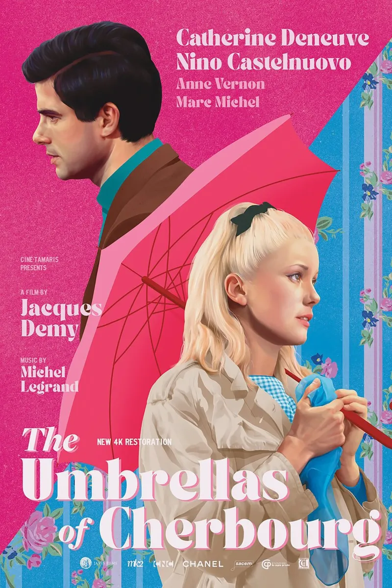 The Umbrellas of Cherbourg Movie poster da Attaboy Dsgn