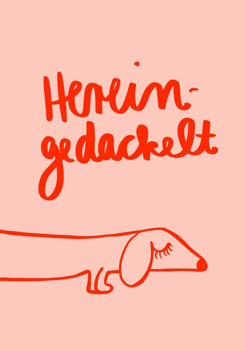 Hereingedackelt Poster von Hej Ibiza by Ute Arnold