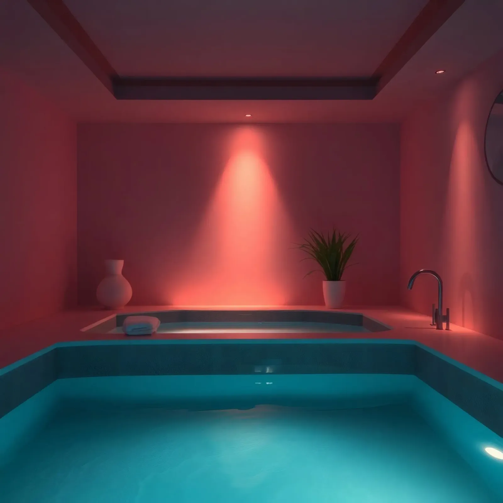 Rilassare un interno con l'atmosfera dell'illuminazione ambientale pellicola backlit da DesignDoodle