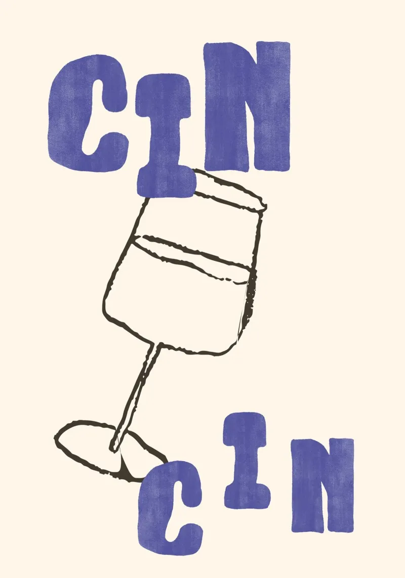 Cin Cin | Cheers to Good Times Print poster da PrintCessStudio