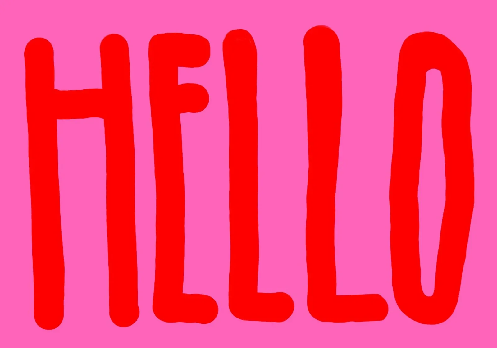 Hello pinky pellicola backlit da Hej Ibiza by Ute Arnold