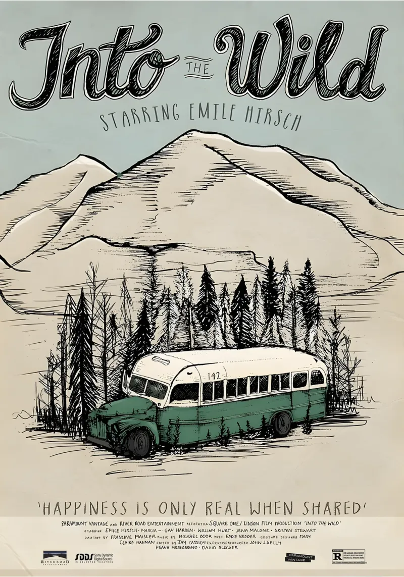 Into the Wild Movie alluminio dibond da Attaboy Dsgn