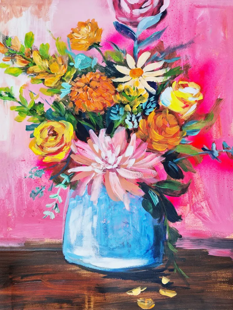 Flower Bouquet hahnemühle by Indigo Rain