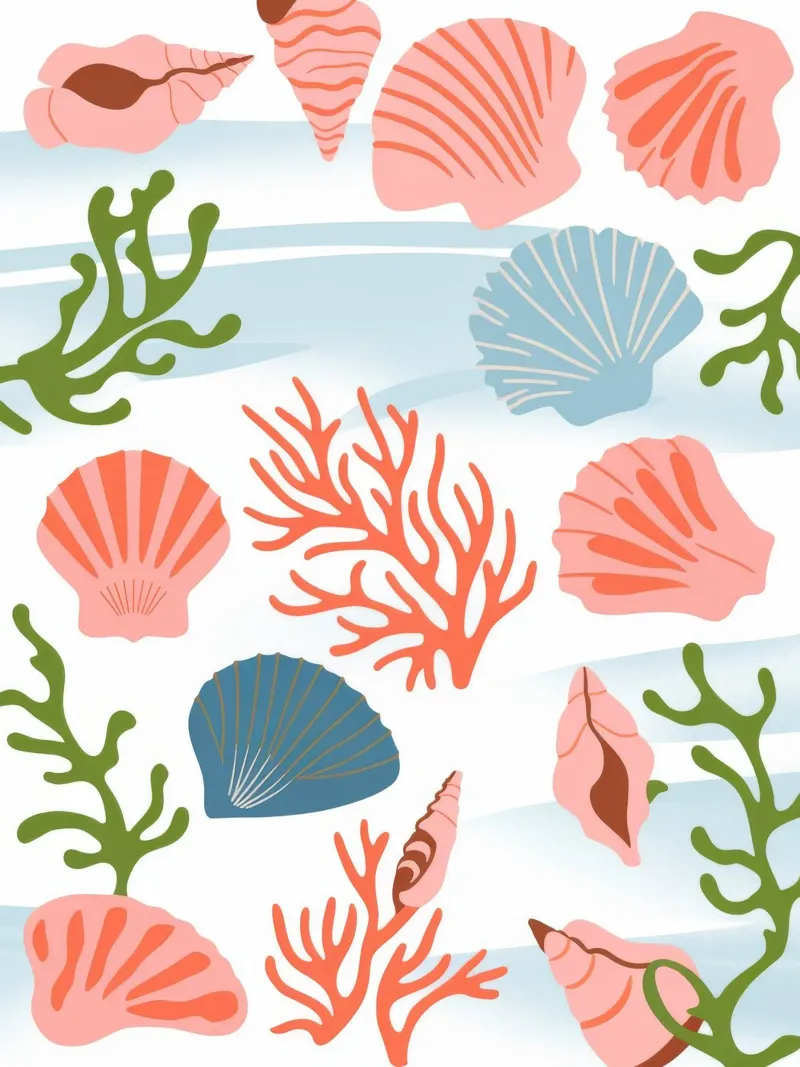 Marine Patterns Forex-Platte von Artie Shifa