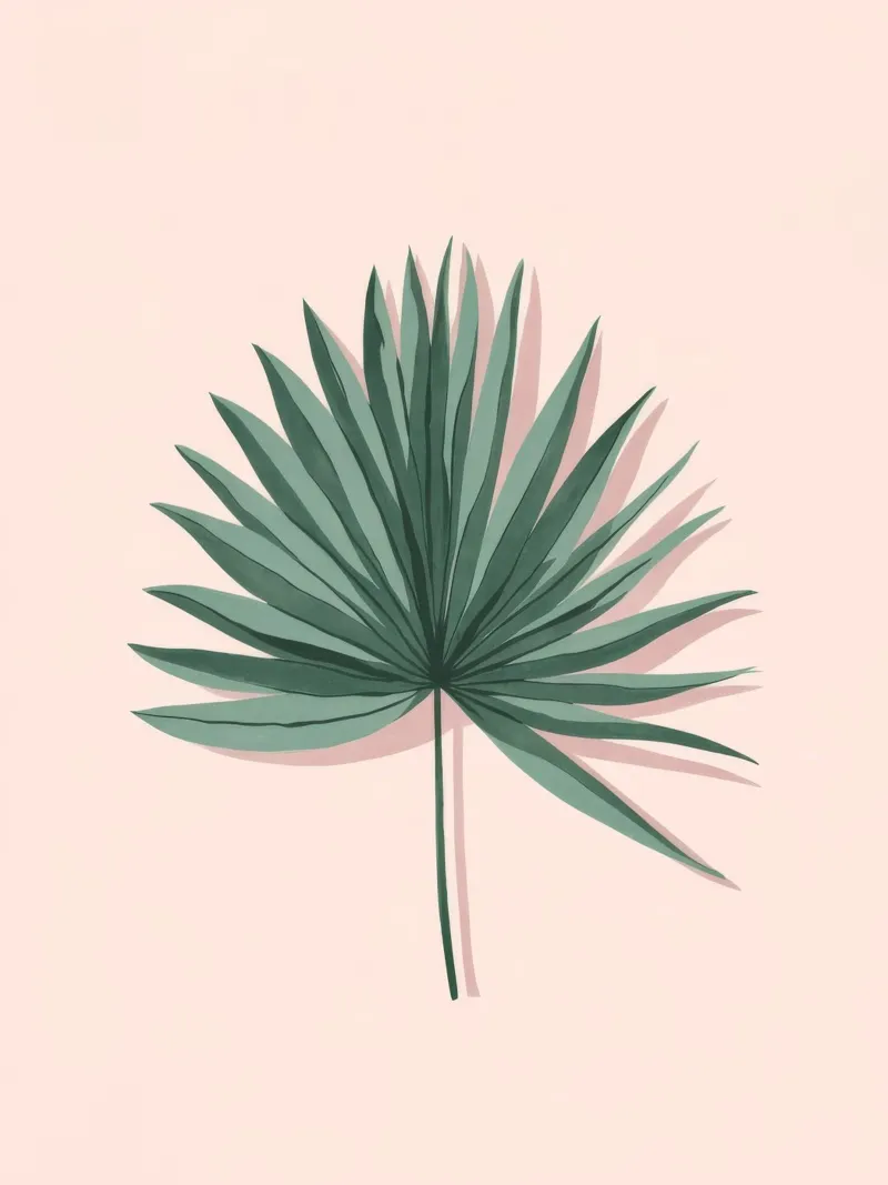 Semplicità delle palme pellicola backlit da Artie Shifa